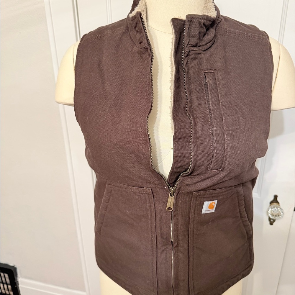 Carhartt Dark Brown Utility Vest